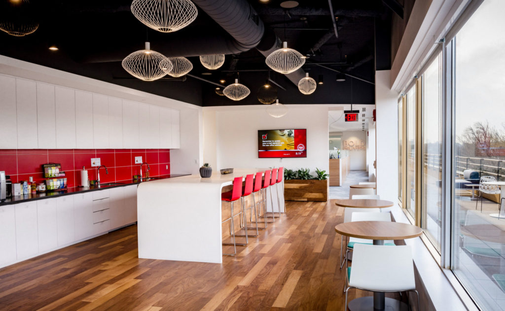 Interior architectural photography of a Chapman Construction project in Cambridge MA by Boston and New England commercial photographer, Randall Garnick.