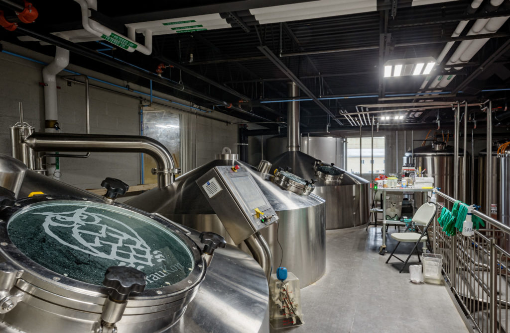 Interior photography of Night Shift Brewery in Everett MA by Boston photographer, Randall Garnick Photography.