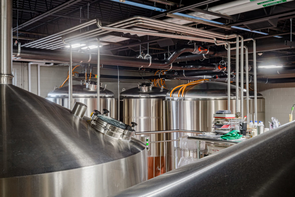 Interior photography of Night Shift Brewery in Everett MA by Boston photographer, Randall Garnick Photography.